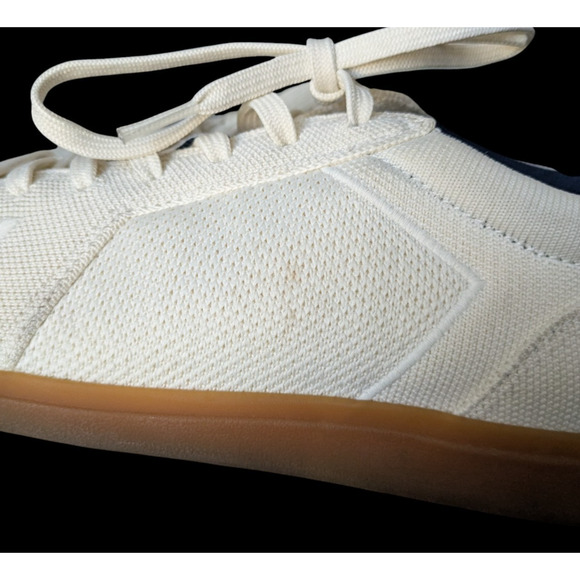 Rothys Bone White The RS01 Casual Sneaker Size 9 Mens Knit Lace Up Comfort - Picture 12 of 16